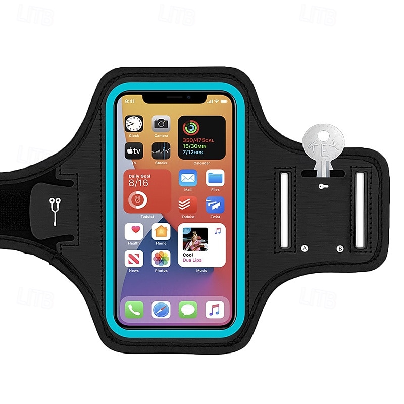 Armband Case Running Armband Running Holder for iPhone for Marathon Jogging Running Sports Bag Touchscreen Water Resistant Reflective Strip Tactel Men's Women's Running Bag4