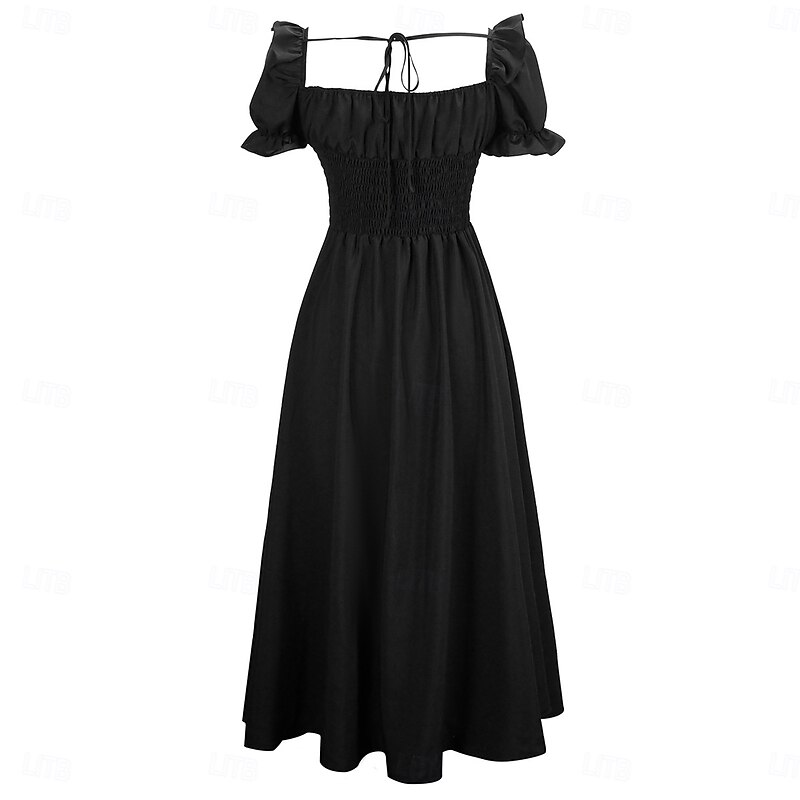 Medieval Renaissance 18th Century Empire Waist Dress Regency Inspired Dress Elven A-Line Fancy Dress Women's Fantasy Halloween Carnival Vacation Casual Daily LARP Adults Dress3