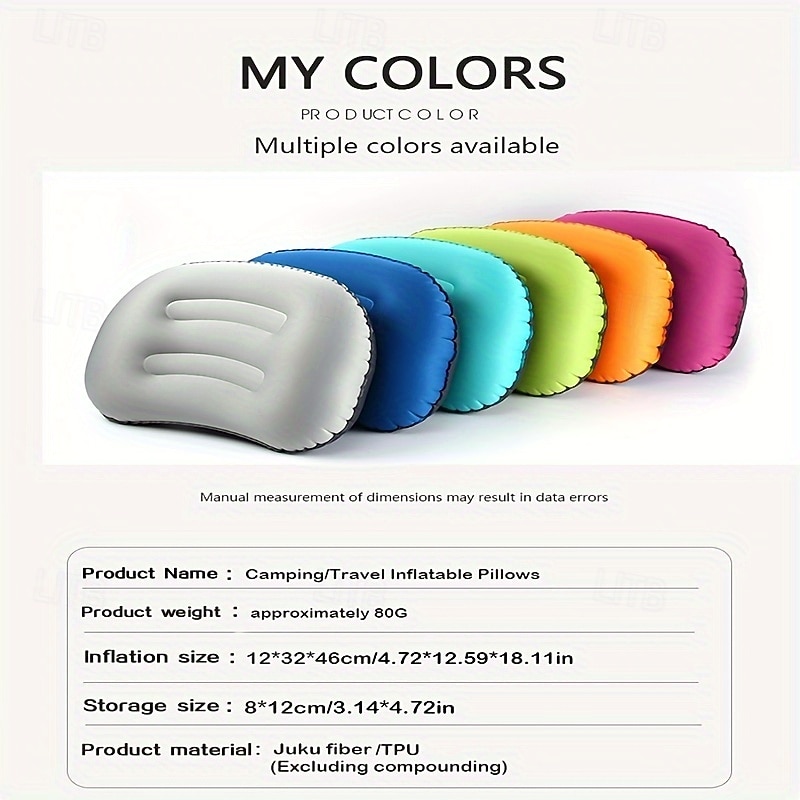 Ultralight Inflatable Pillow For Outdoor Camping Travel2