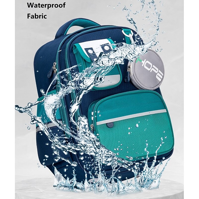 Kids School Backpack with Multiple Pockets – Lightweight Bookbag for Boys and Girls, Ideal for Elementary and Middle School3