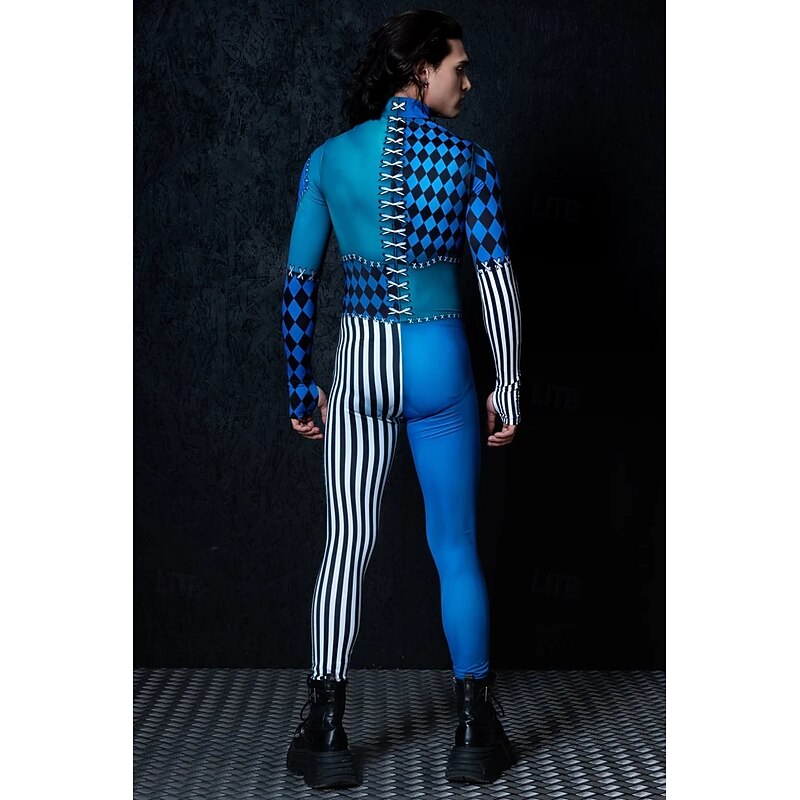 Joker Clown Halloween Bodysuit Full Body Catsuit Scary Costume Kid's Adults' Men's Women's Boys' Halloween Carnival Day of the Dead Performance Party Club Easy Halloween Costumes Dress Up3