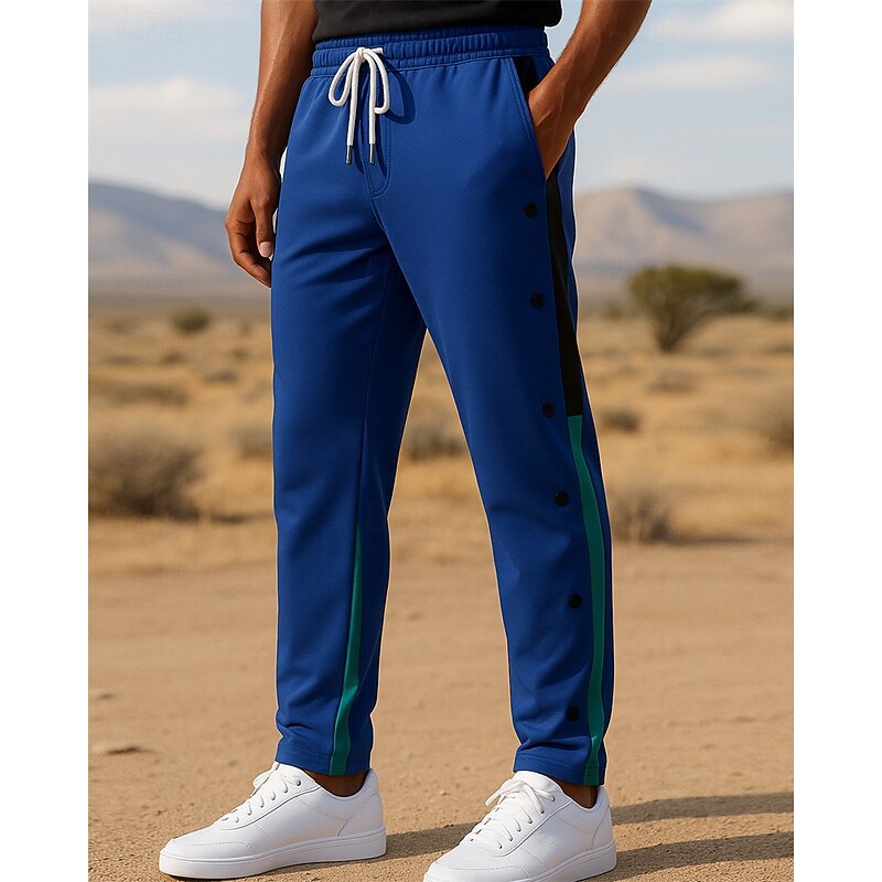 Men's Running Pants Sports Trousers Jogger Sweatpants Pockets Drawstring Pants / Trousers Sports & Outdoor Casual Fall Lightweight Breathable Fishing Hiking Running Loose Fit Sportswear Activewear4