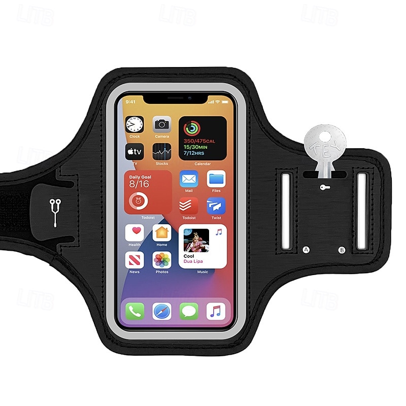 Armband Case Running Armband Running Holder for iPhone for Marathon Jogging Running Sports Bag Touchscreen Water Resistant Reflective Strip Tactel Men's Women's Running Bag2