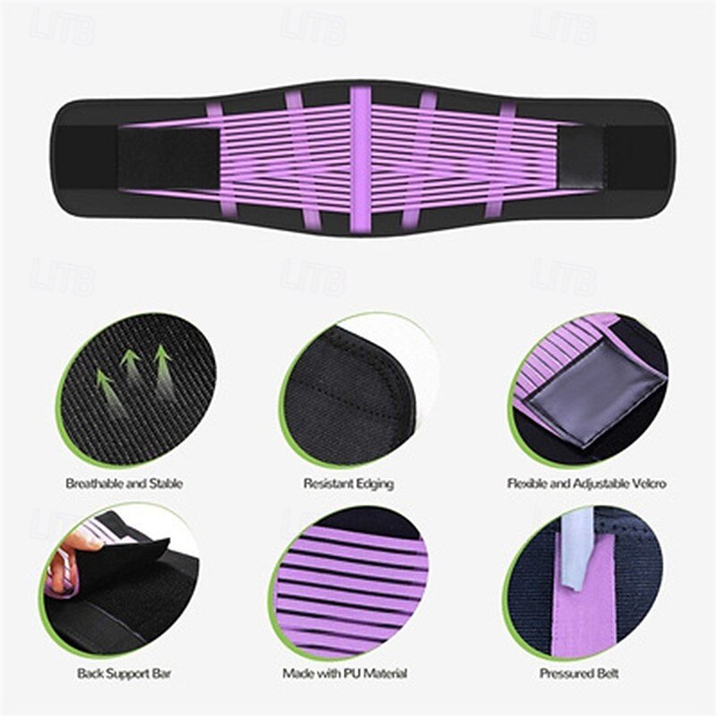 Women Men Support Tummy Control Sauna Belt For Gym Workout Exercise & Fitness2