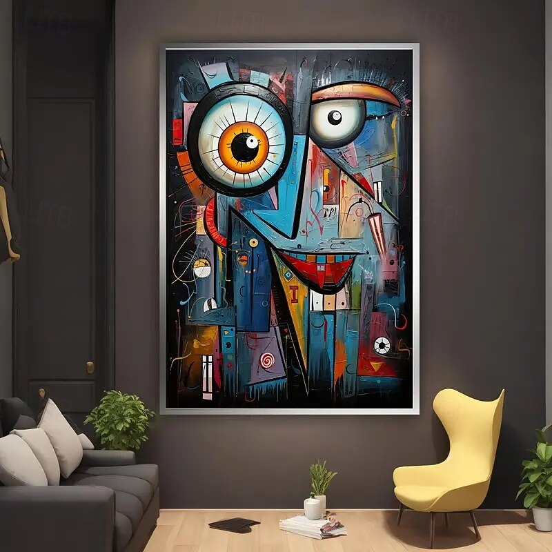 Unframed Modern African Abstract Art Print Living Room Modern Canvas Painting Art Wall Painting Canvas Poster for Bedroom and Living Room Decoration3