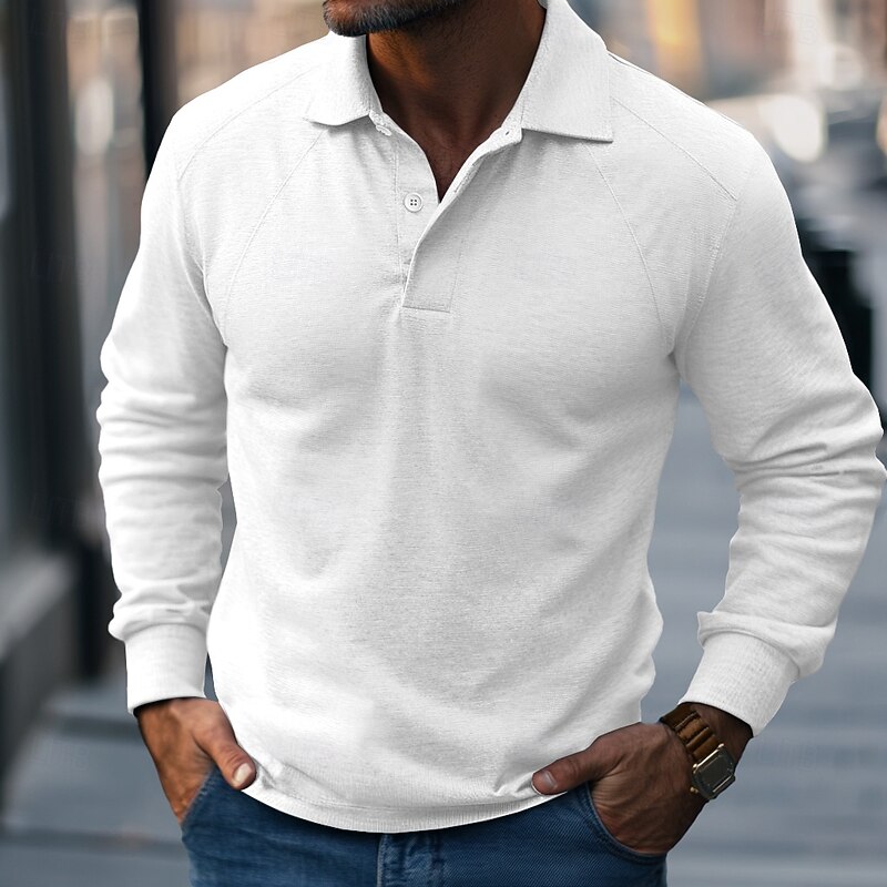 Men's Sweatshirt Button Up Hoodie Black White Green Khaki Gray Lapel Plain Patchwork Sports & Outdoor Casual Daily Streetwear Cool Designer Spring &  Fall Clothing Apparel Hoodies Sweatshirts  Long2