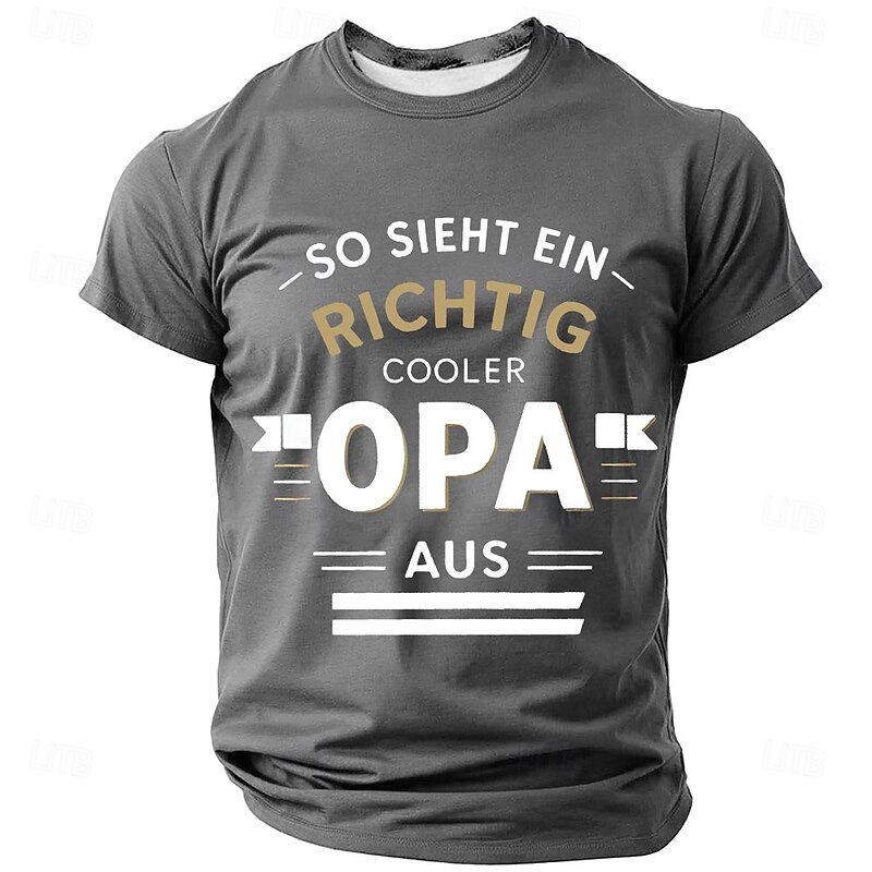 Men's Short Sleeve Graphic T-Shirt for Grandpa | 'That's What A Really Cool Grandpa Looks Like' Quote Tee3