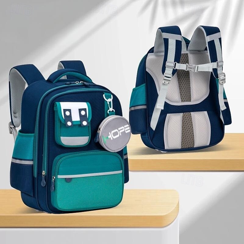 Kids School Backpack with Multiple Pockets – Lightweight Bookbag for Boys and Girls, Ideal for Elementary and Middle School2