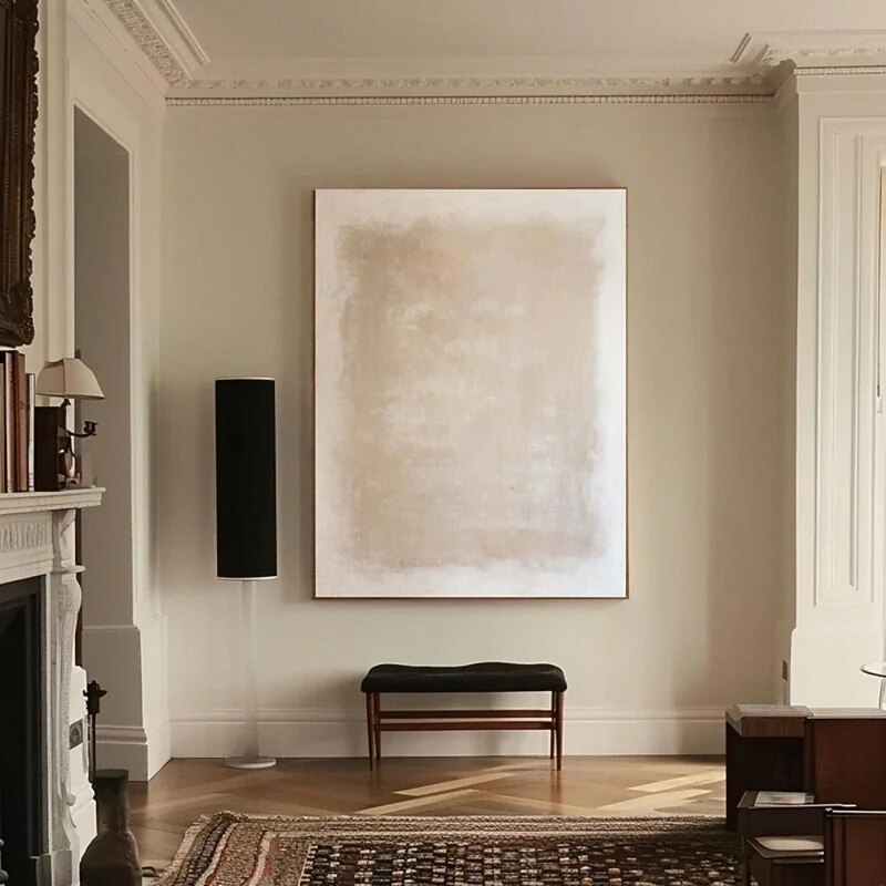 Handmade Oil Painting Canvas Wall Art Decoration Wabi-Sabi Style Simple Abstract for Home Decor Stretched Frame Hanging Painting/Rolled Frameless Unstretched Painting3