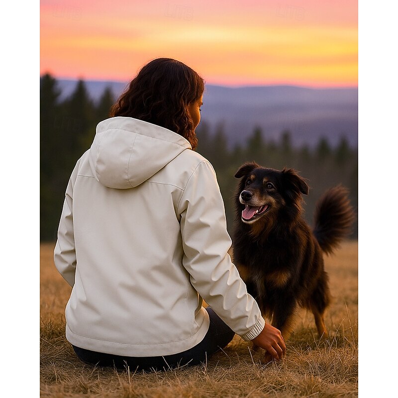 Men's Women's Unisex Softshell Jacket Hiking Jacket Outdoor Thermal Waterproof Windproof Warm Hiking Outfits Hiking Clothes Winter Autumn / Fall Jacket Fishing Camping / Hiking / Caving Running Solid2