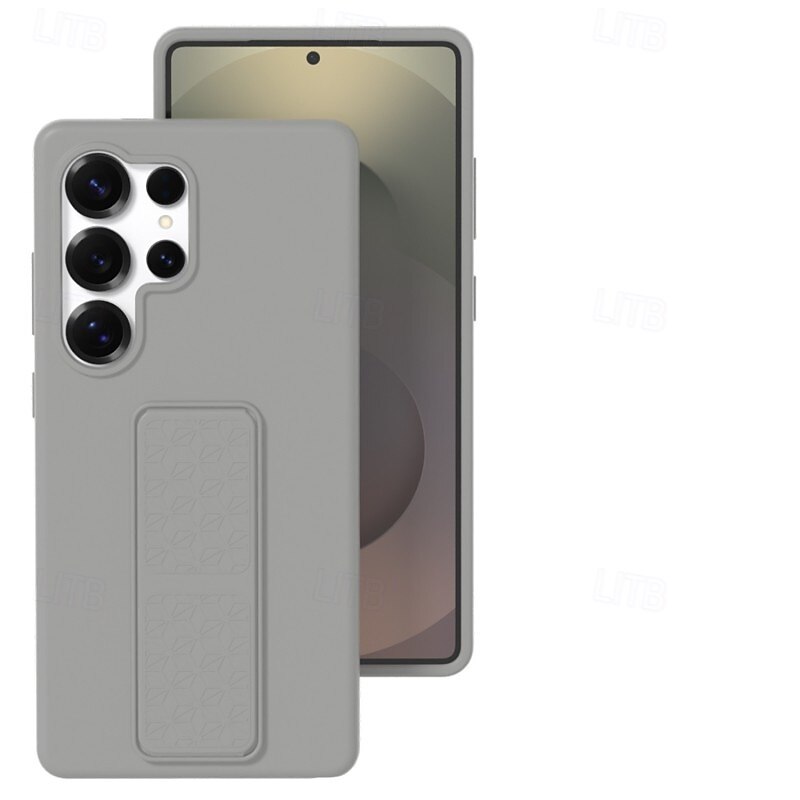 Phone Case For Samsung Galaxy S25 S24 S23 Ultra Plus Back Cover Kickstand Shockproof Geometric Pattern PC Silicone2