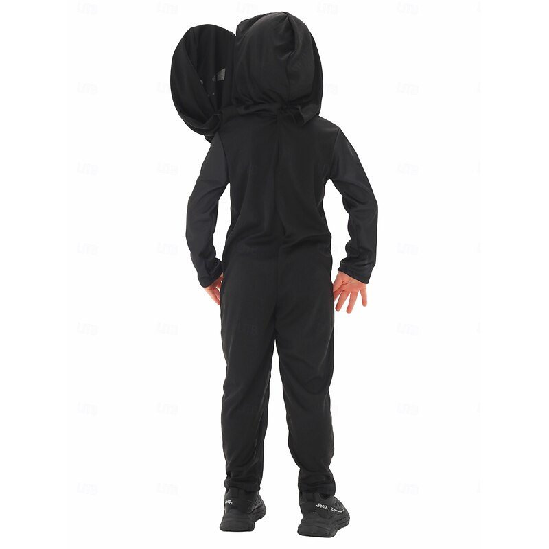 Skeleton Skull Halloween Cosplay Costume One Piece Kid's Boys' Girls' Halloween Carnival Mardi Gras Halloween Masquerade Easy Halloween Costumes Dress Up4