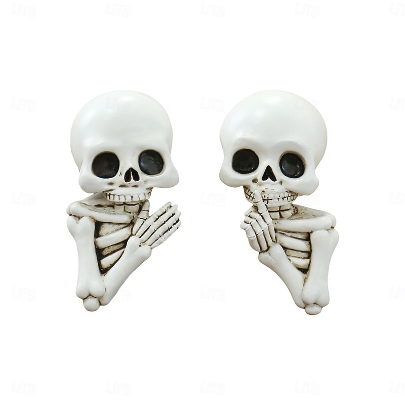 Halloween Resin Skeleton Light Switch Wall Decor, Spooky Home and Office Decoration for Halloween Atmosphere, Festive Wall Ornament3