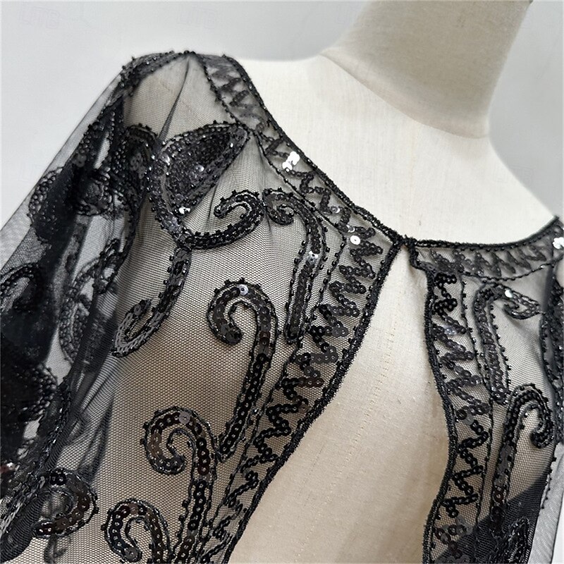 Women's Wrap Elegant Sun Protection Short Sleeve Lace Wedding Wraps With Lace For Wedding Summer4