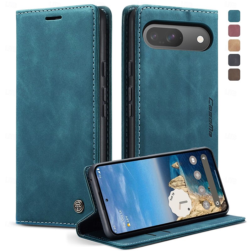 Phone Case For Google Pixel 9 Pro Pixel 9 Pro XL Pixel 8 Pixel 9 Pixel 7 Pixel 6 Wallet Case Flip Cover Kickstand Shockproof TPU PU Leather