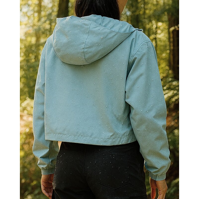 Women's Windbreaker Hiking Jacket rain coat Outdoor Waterproof Windproof Lightweight Hiking Outfits Hiking Clothes Spring Autumn / Fall Top Camping / Hiking / Caving Running Black Yellow Red2