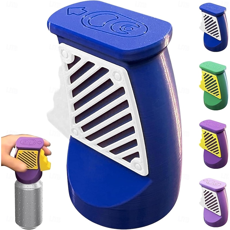 3D-Printed One-Hand Can Opener Easy Tab Opener and Drink Protector Aluminum Can Tab Remover for Beverage, Beer and Soda