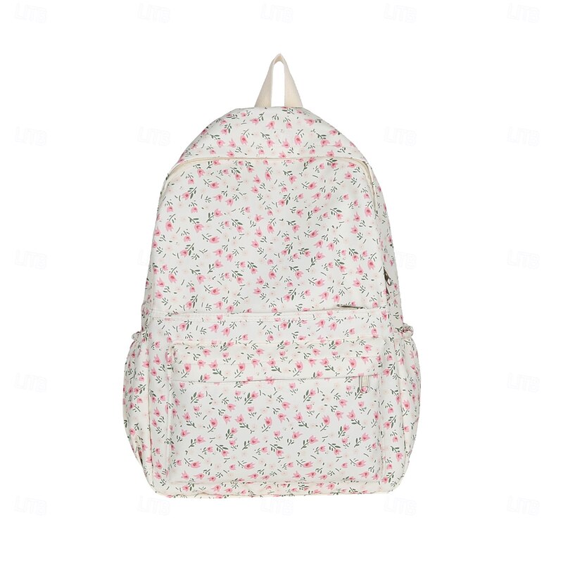 Floral Print School Backpack for Girls – Lightweight Cute Bookbag for Back to School, Elementary & Middle School3