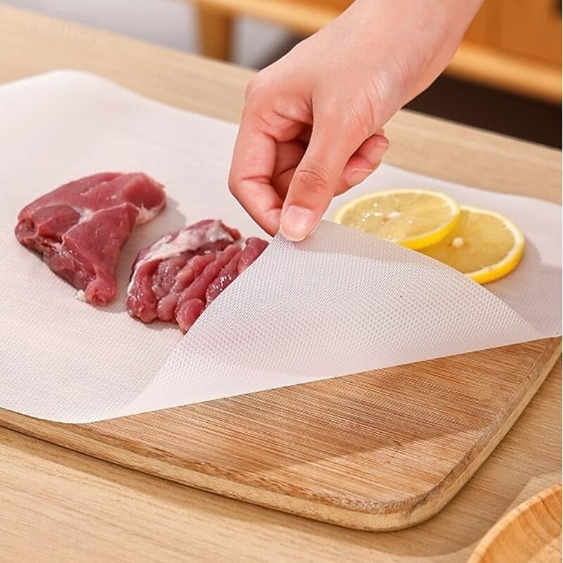 Disposable Kitchen Cutting Board Mat Antibacterial Food Grade Chopping Pad for Vegetables Fruits Baby Food Prep Clean Safe Nonstick Portable Kitchen Tools4