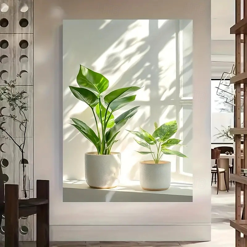 Print Rolled Canvas Prints - Abstract Florals Modern Traditional Art Prints