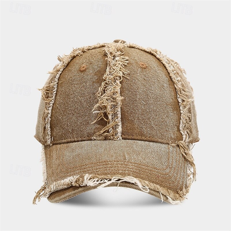 Men's Baseball Cap Sun Hat Trucker Hat Black Pink Denim Fashion Casual Street Daily Solid Color Adjustable Sunscreen Breathable3