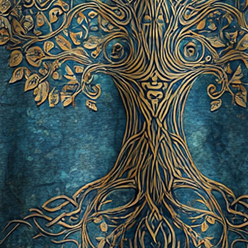 Men's Graphic Tree T Shirt Henley Shirt Short Sleeve Designer Retro Vintage Casual Street Casual Daily Summer Spring All Seasons Blue Purple Brown Henley Henley T-Shirt2