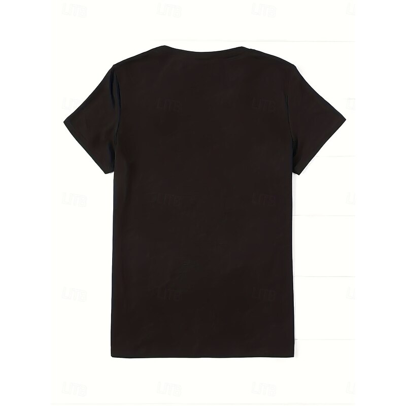 Oktoberfest Women's T Shirt Graphic Fashion Stylish Modern Short Sleeve Crew Neck Regular Tops Daily Weekend Print Black Summer Spring2