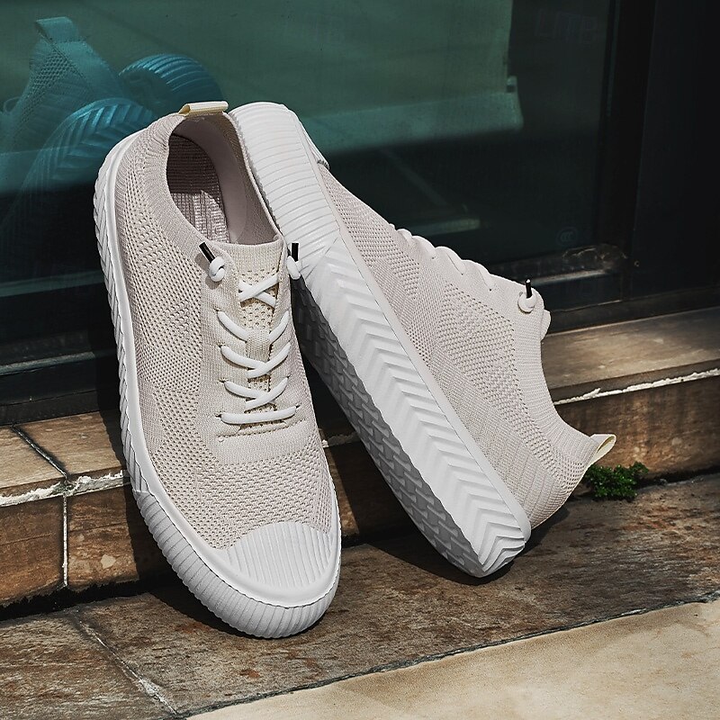 Men's Lightweight Mesh Running Shoes – Breathable Lace-Up Sneakers for Walking, Sports & Summer Activities2