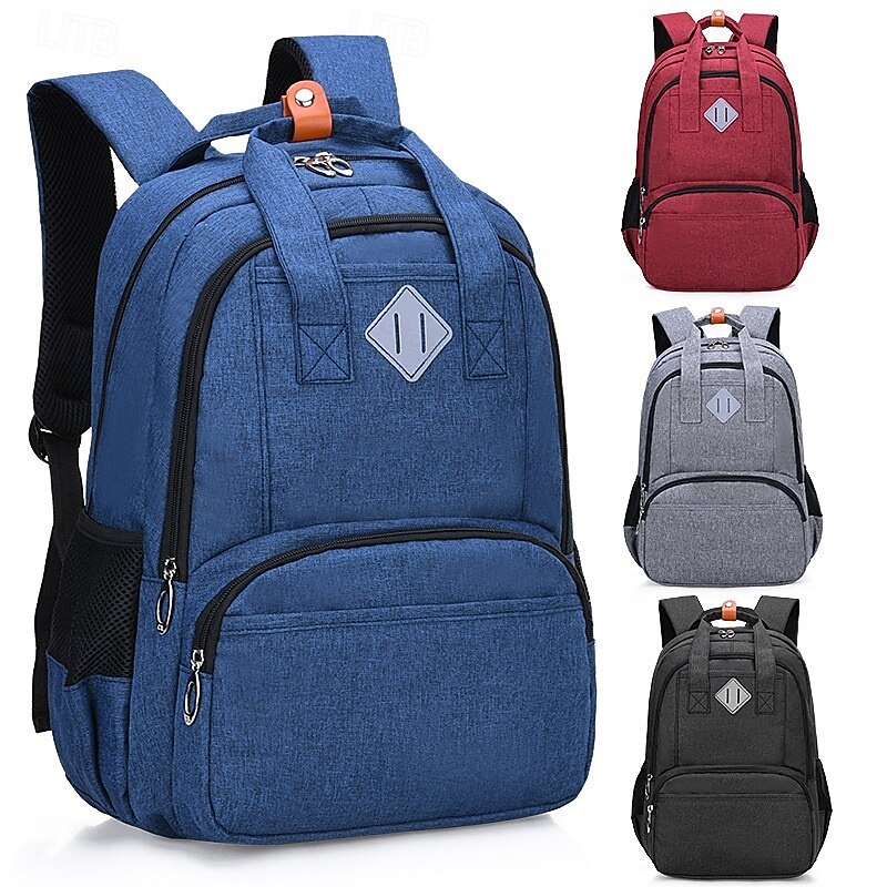 Unisex Classic School Backpack – Multi-Color Lightweight Bookbag with USB Charging Port and Large Storage Capacity