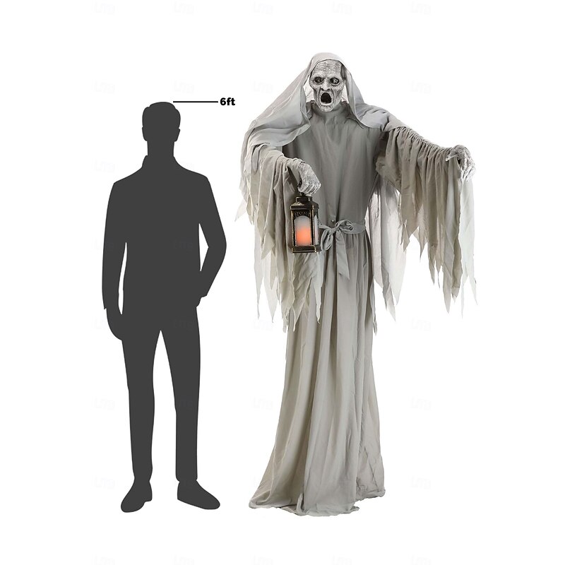 6.9FT Animatronic Frederick the Floating Phantom Halloween Decoration4