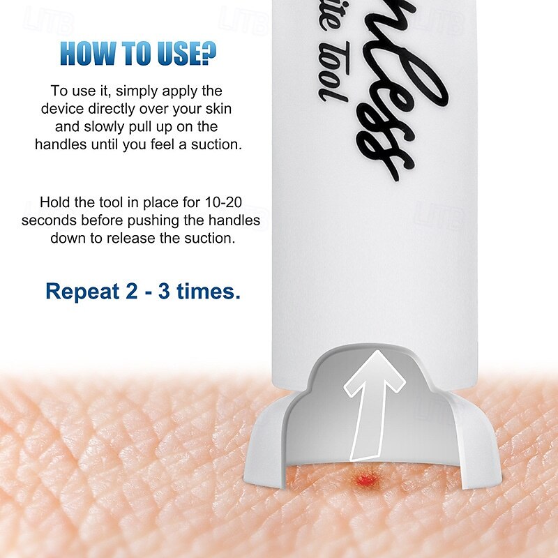 1pc Vacuum Venom Extractor, Mosquito and Bee Sting Suction Tool, Outdoor Survival Emergency Kit, Venom Extraction Pump for Snake Bites2