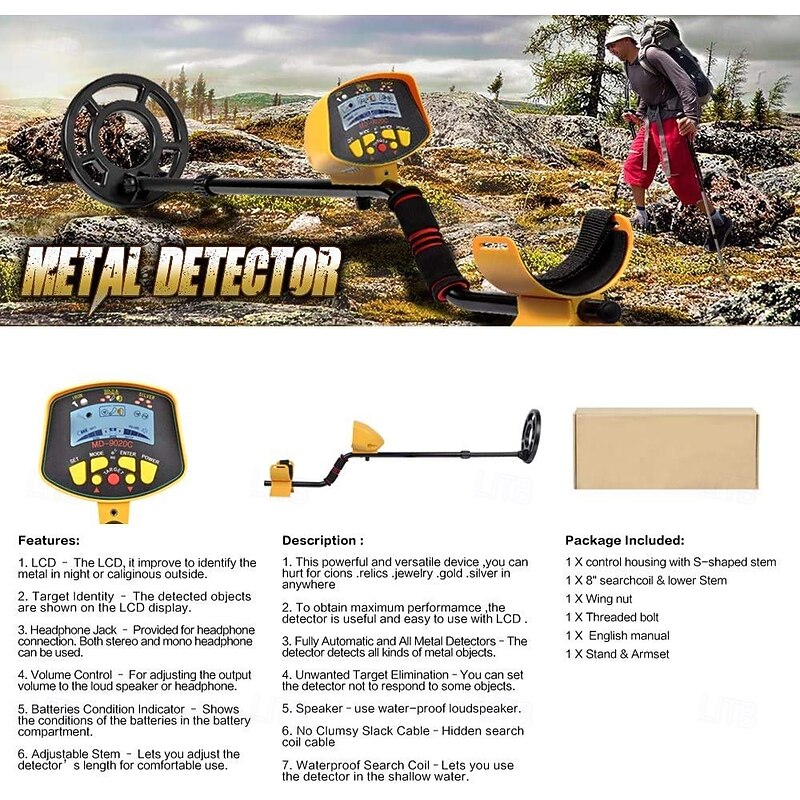 Metal Detector Professional High Sensitivity Underground Metal Detector Gold Detector Cheap Industrial Metal Detector3