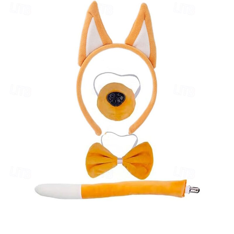 Blue Dog Bingo Party Costume Adventure Movie Cute Movie Cosplay for Boys' Girls' Kid's Halloween Carnival World Book Day Performance Educational Dress Up School Event Dress Up4