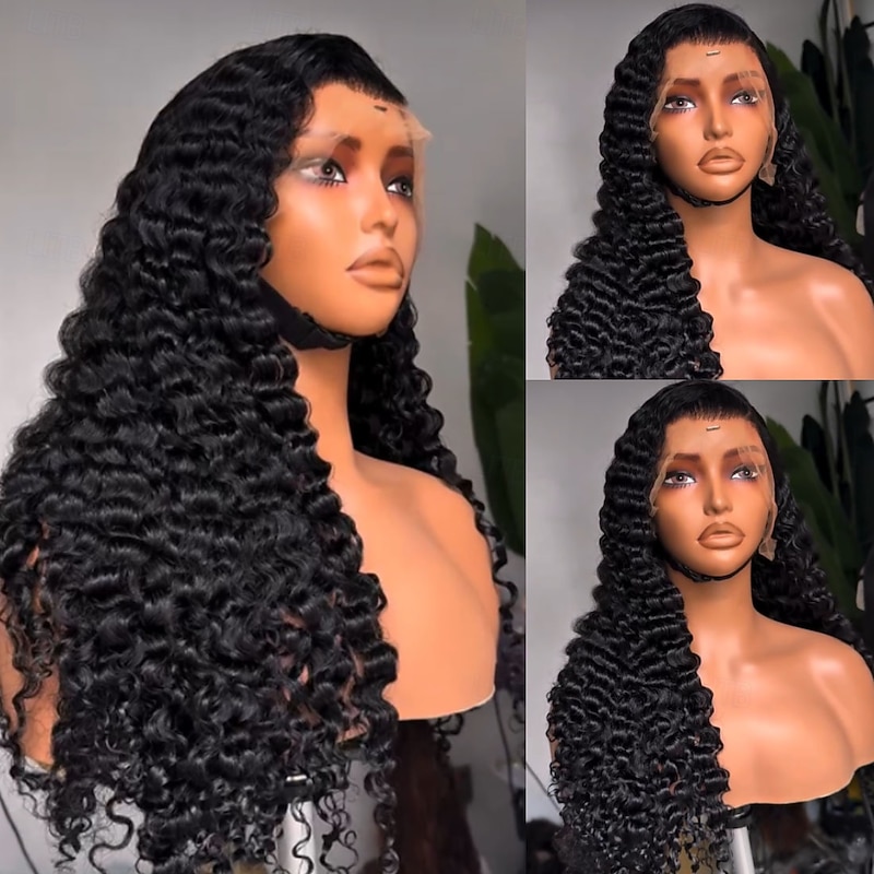 100% Unprocessed Virgin Hair 5x5 Lace Closure Glueless Wigs Burmese Curly Hair 13x4 Lace Front Human Hair Wig Pre-Plucked For Women3