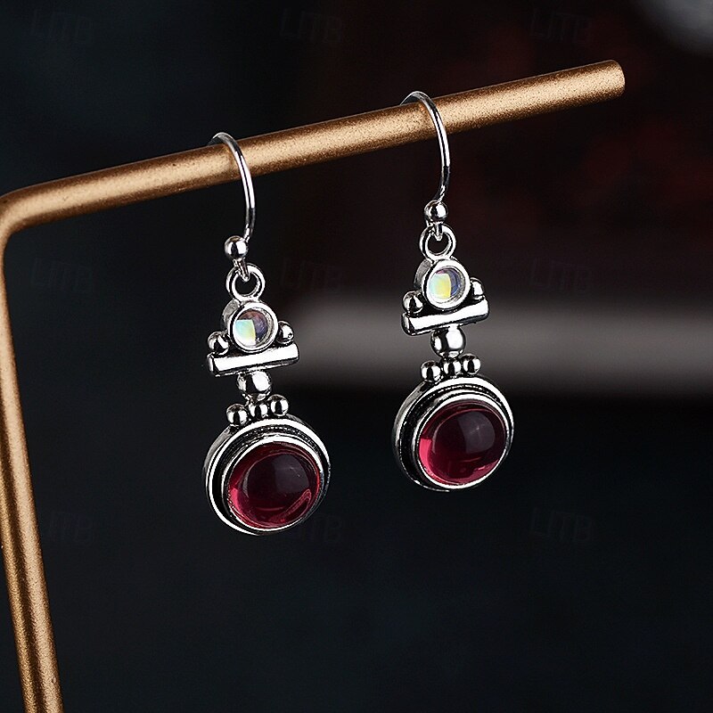 Women's Earrings Tropical Joy Stylish Earrings Jewelry Burgundy For Party2