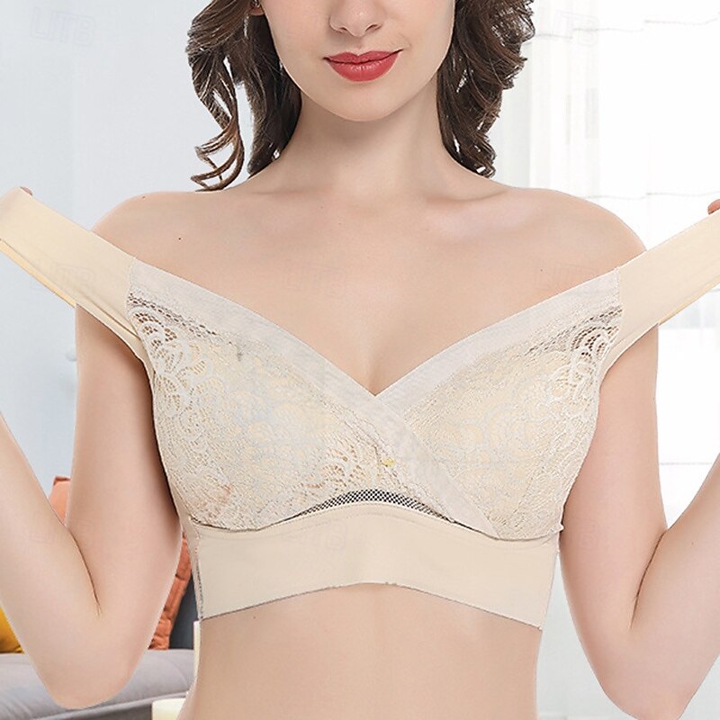 Women's Yoga Bra Sports Bra Underwear Lightwear Breathable Wirefree Padded Solid / Plain Color Sport Activewear Wine Red Black Pilates Running Yoga3