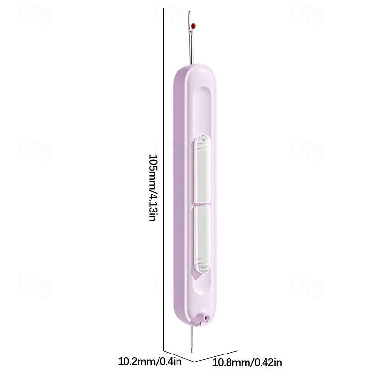 2-in-1 Needle Threader & Seam Ripper Tool for Sewing, Multifunctional Thread Picker and Unpicker, Hand Sewing Aid for Elderly, Household Manual Sewing Accessory4
