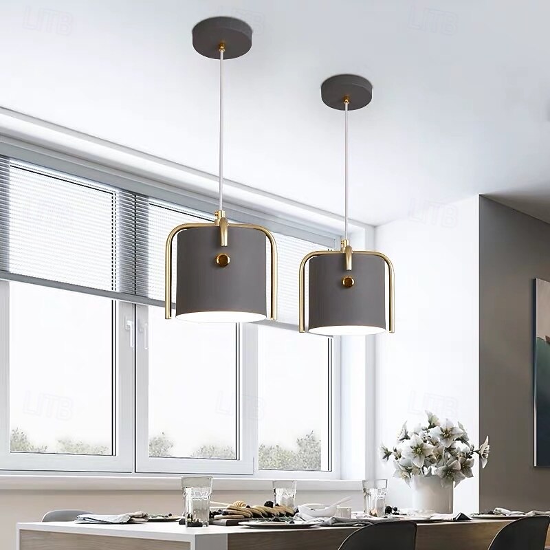 Ceiling Light Modern Chandelier Nordic Ins Style Iron Single Head Creative Ceiling Hanging Lamp Apartment Dining Room Restaurant Designer Colored Iron Bedside Pendant Light4