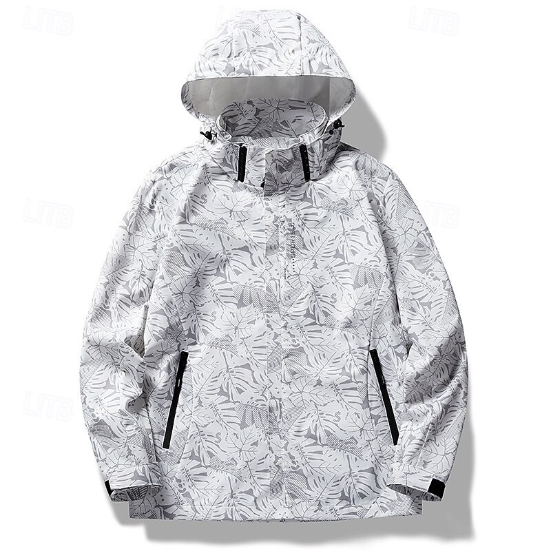 Women's Windbreaker Outdoor Jacket Hiking Jacket Outdoor Waterproof Windproof Hiking Outfits Hiking Clothes Spring Autumn / Fall Top Camping / Hiking / Caving Traveling Black White Pink3