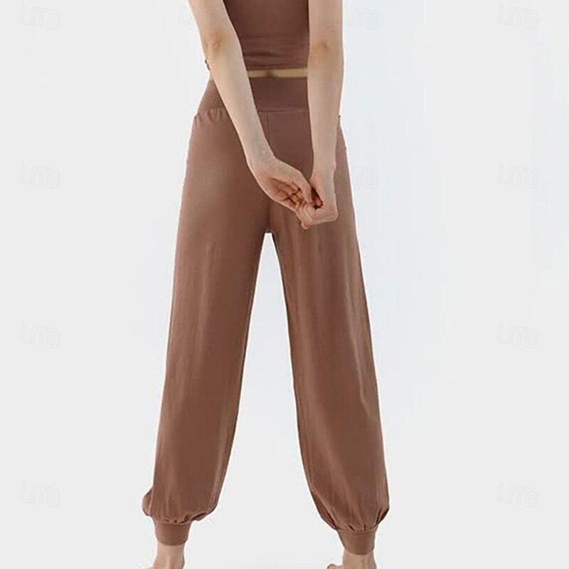 Figure Skating Pants Pure Color Women's Performance Training Theme Party Nylon Spandex4