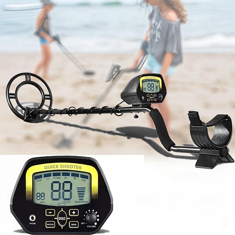 MD-3030 Portable Underground Metal Detector MD3030 Treasure Hunter Gold Digger Finder LCD Display Waterproof - Function Detector