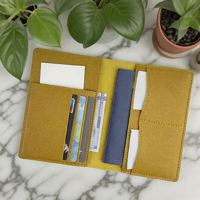 Personalized Name Leather Passport Holder Custom Gift, Custom Font and Color Travel Wallet for Business Trips, Study Abroad, Gift for Family Friends Loved Ones4