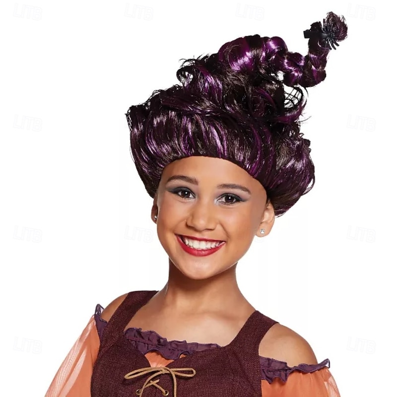 Tween Mary Sanderson Wig - Hocus Pocus  Halloween Cosplay Party Wigs