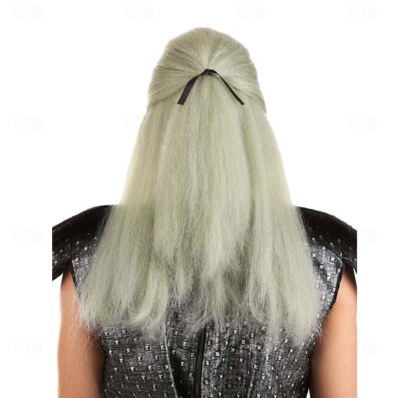 Monster Slayer Wig for Men – Synthetic Hairpiece for Costume, Perfect for Halloween, Cosplay & Themed Events2