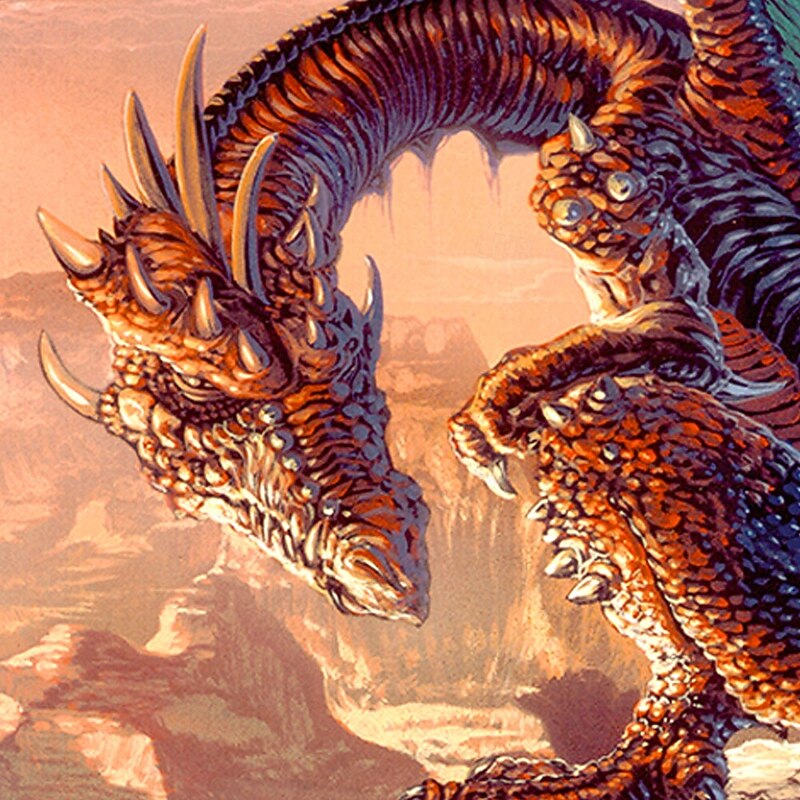 Ed Beard Men's 3D Dragon T Shirt Short Sleeve T shirt 3D Print Crew Neck Shirt Exaggerated Gothic Party Street Casual Brown Summer Spring All Seasons Clothing Apparel S M L XL XXL XXXL 4XL2