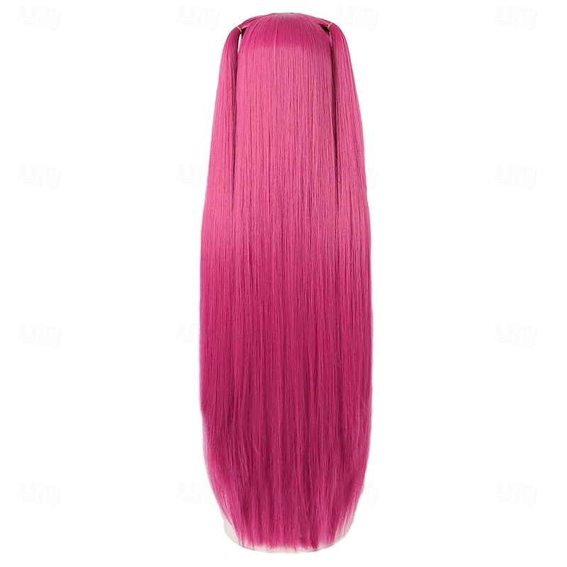 Korean Idol Inspired Costume Pop Star Wig Cosplay Wig Anime Wigs Long Straight Hair Accessory for Women Girls3