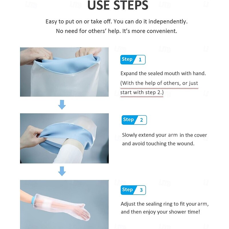 Waterproof Cast Cover Arm Child, Cast Cover Arm Kids, Soft Comfortable Cast Protector for Shower Kids Arm Cast Cover for Swimming, Reusable Shower Cast Bag, Broken Arm Gifts for Kids4