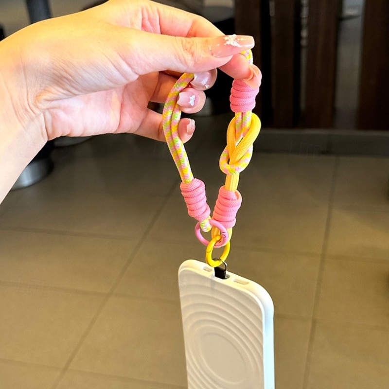 New Fashion Short Colorful Hanging Rope Handheld Wrist Rope Hanging Water Cup Outdoor Anti Loss Artifact Hanging Rope3