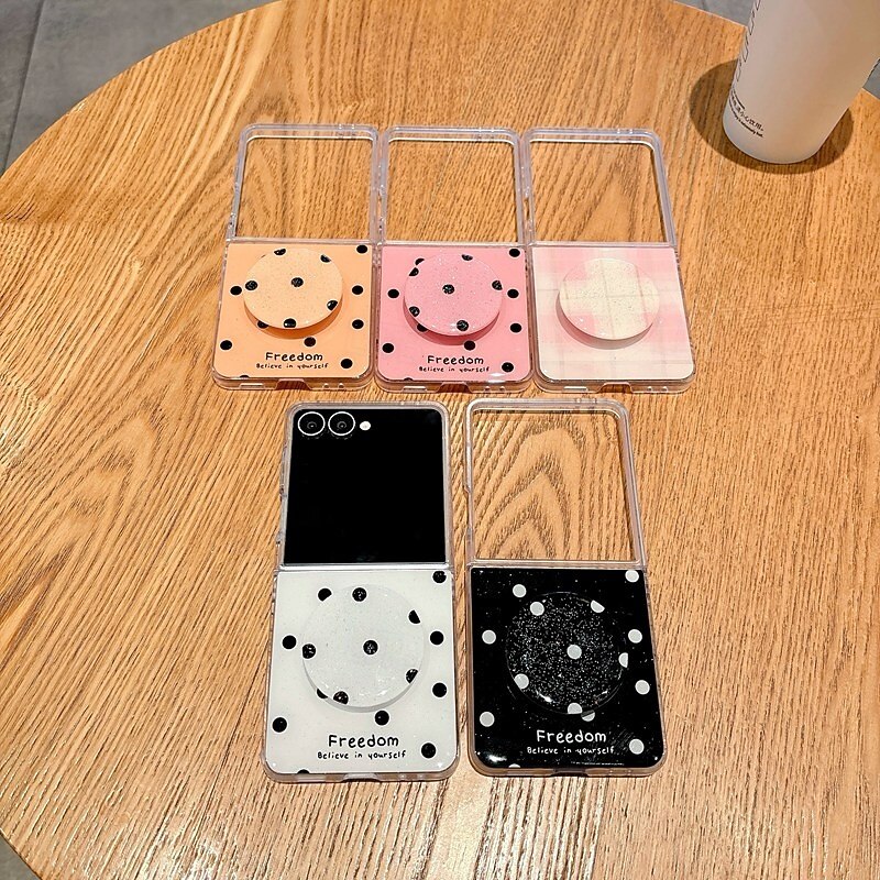 Phone Case For Samsung Galaxy Z Flip 7 Z Flip 6 Z Flip 5 Z Flip 4 Z Flip 3 Back Cover Shockproof Retro TPU PU Leather