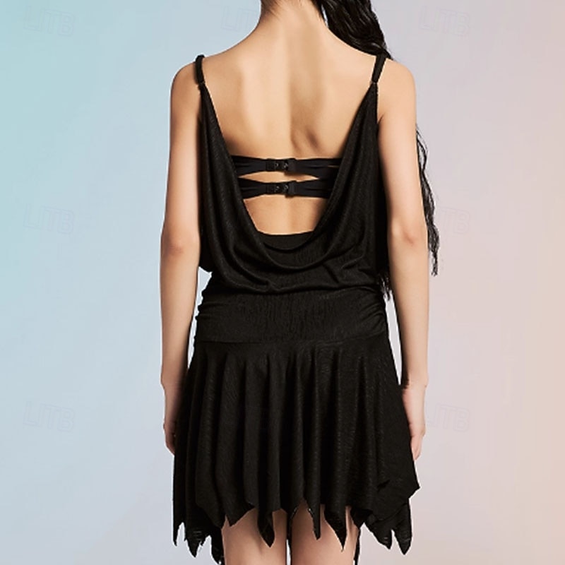 Latin Dance Skirts Pure Color Women's Performance Daily Wear Sleeveless Natural Polyester / Cotton2